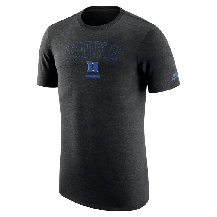 T-shirt rétro Nike Dri-FIT Triblend NCAA Duke Blue Devils - Noir