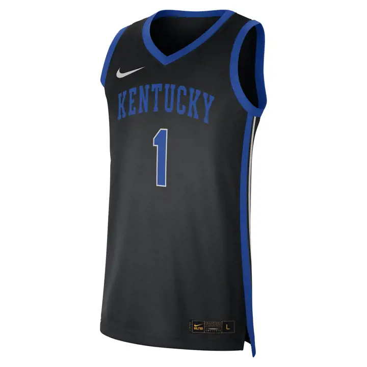 Maillot de basket-ball réplique NCAA KENTUCKY WILDCATS noir