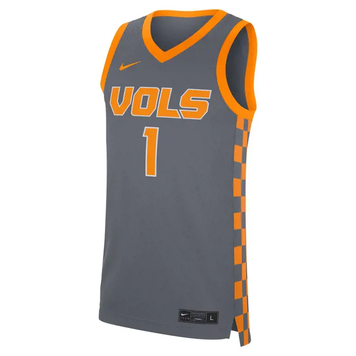 Maillot de basketball rétro réplique NCAA des Tennessee Volunteers ou