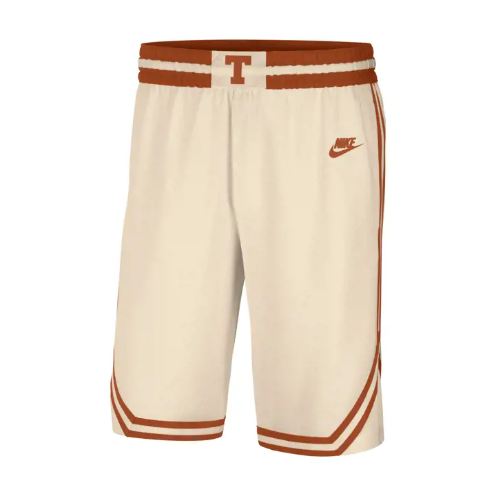 Short de basket rétro réplique NCAA Texas Longhorns ivo