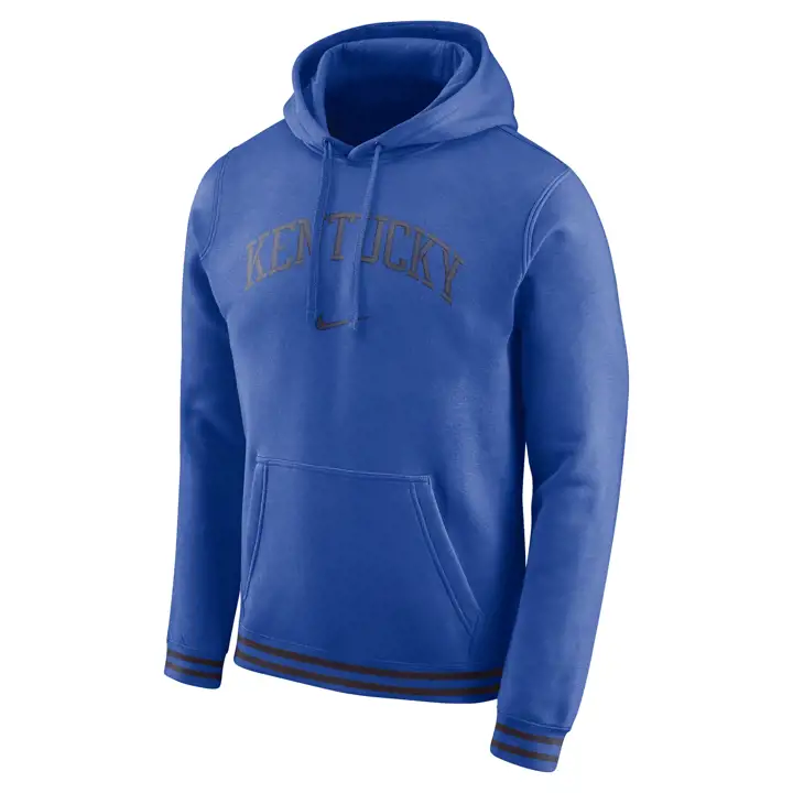 Sweat-shirt à capuche rétro Kentucky Wildcats NCAA GRIS
