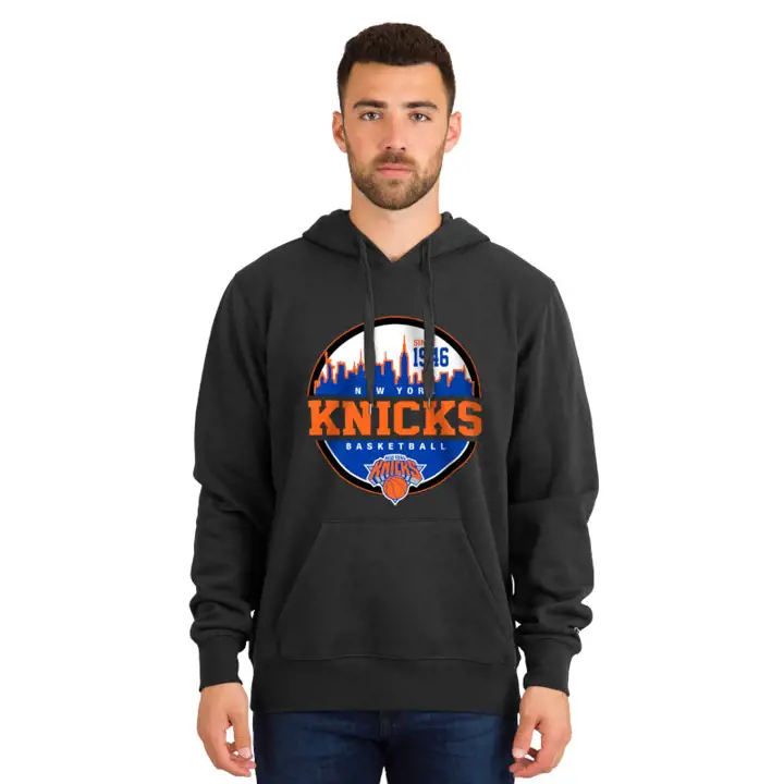 Sweat à capuche New York Knicks NBA Tip Off Collection noir
