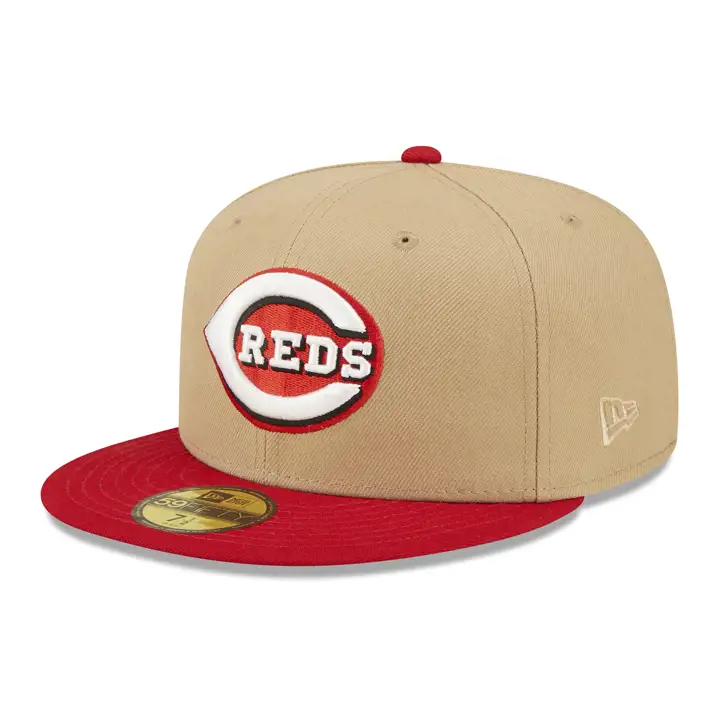 Casquette 59FIFTY MLB Classic Camel Cincinnati Reds camel/rouge/vert