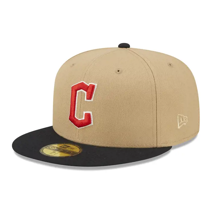 Cleveland Guardians MLB Classic Camel 59FIFTY camel/marine/vert