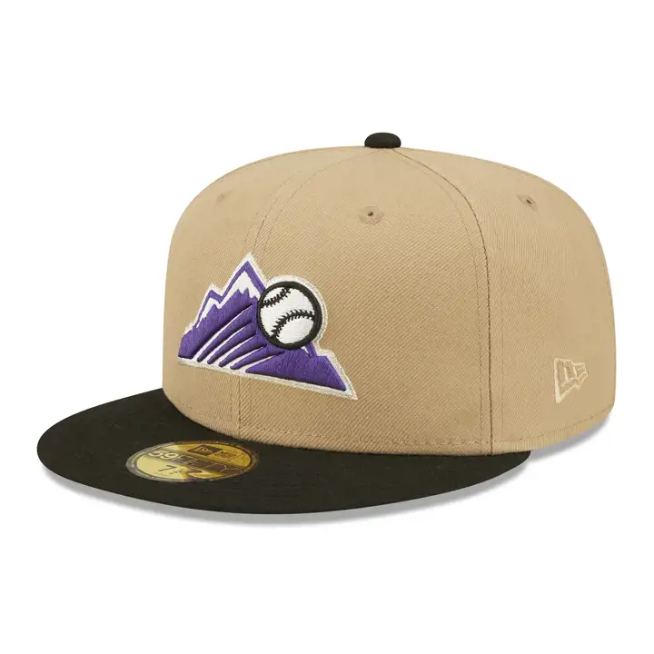 Colorado Rockies MLB Classic Camel 59FIFTY camel/noir/vert