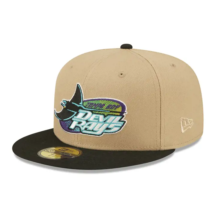 Tampa Bay Rays MLB Classic Camel 59FIFTY camel/noir/vert