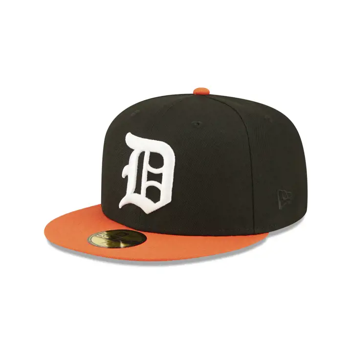 Casquette 59FIFTY MLB Lights Out des Detroit Tigers, noir/orange/gris