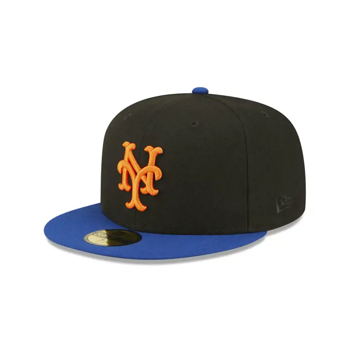 Casquette 59FIFTY MLB Lights Out des New York Mets noire/bleue/grise
