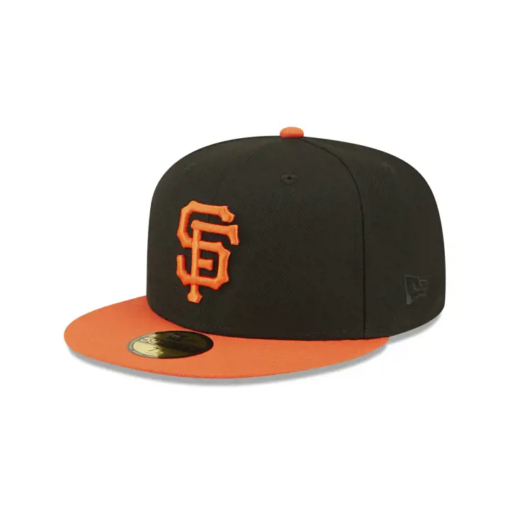 San Francisco Giants MLB Lights Out 59FIFTY blk/org/gry