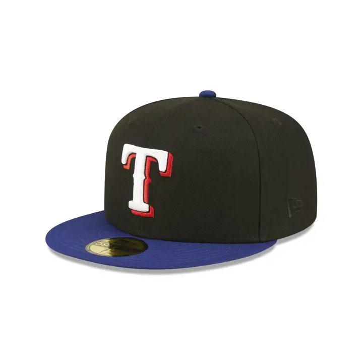 Casquette 59FIFTY Lights Out MLB des Texas Rangers noir/bleu/gris