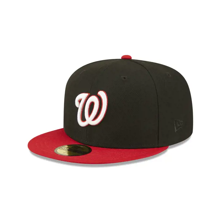 Casquette 59FIFTY MLB Washington Nationals Lights Out noire/rouge/grise