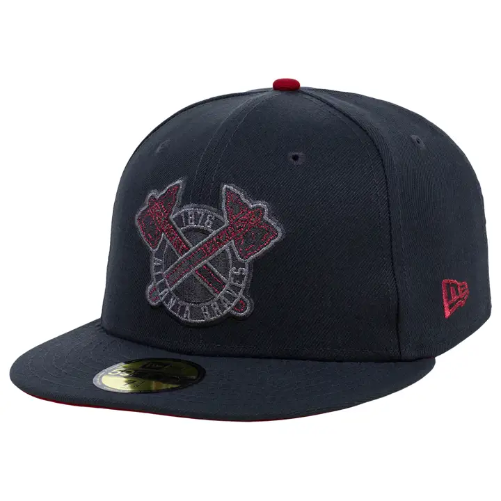 Casquette Atlanta Braves MLB Metallic Graph Pop 59FIFTY graph/graph/re