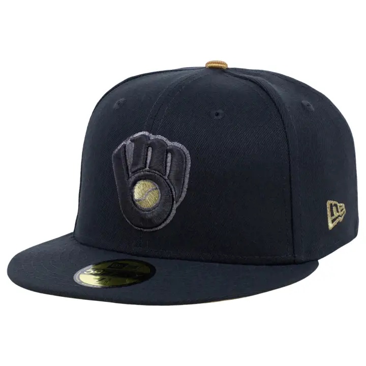 Casquette 59FIFTY Graphique Métallisée Milwaukee Brewers MLB