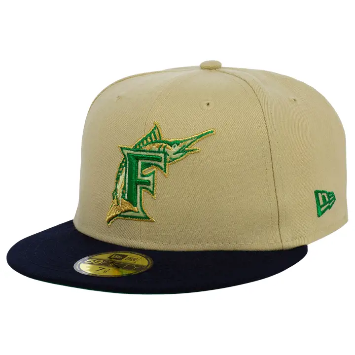 Florida Marlins MLB Pot of Gold 59FIFTY vég. or/marine/vert