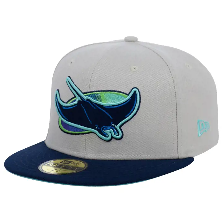 Casquette 59FIFTY Tampa Bay Rays MLB Shoreline pierre/marine/bleu