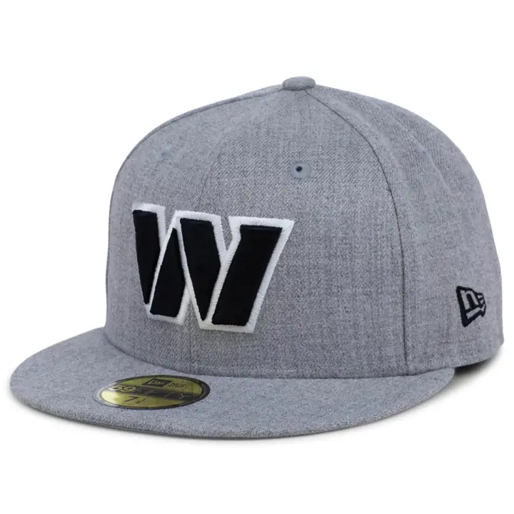 Commanders NFL Heather Blk/Wht 59Fifty H-Gray
