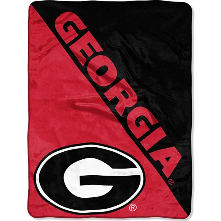 Georgia Bulldogs Micro Raschel 46x60 - Dimensional ast