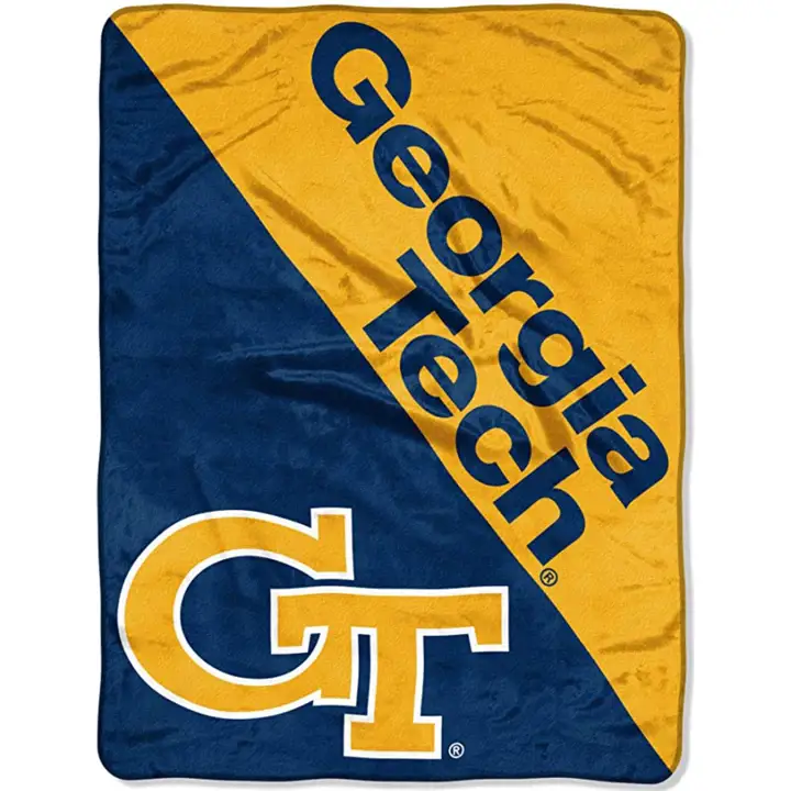 Georgia Tech Yellow Jackets Micro Raschel 46x60 - Dimensionnel