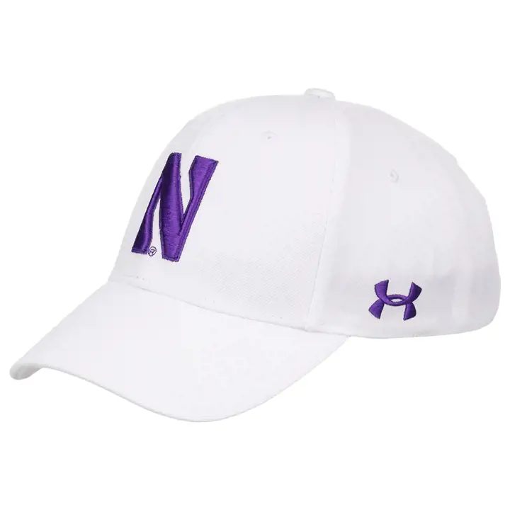 Northwestern Wildcats NCAA UA Core Adjustable blanc