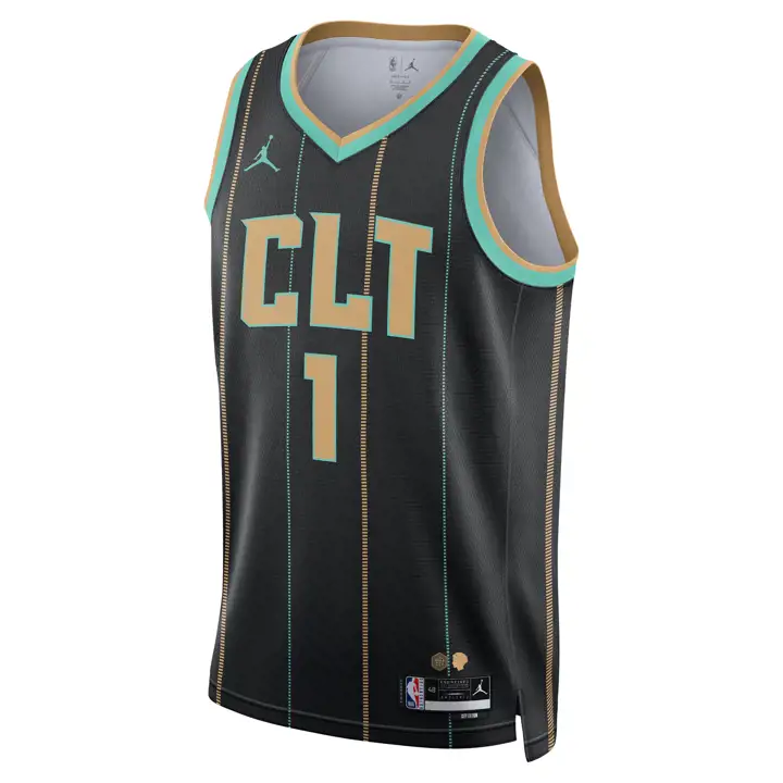 C HORNETS NBA Maillot Swingman City Edition 22 LaMelo Ball BL