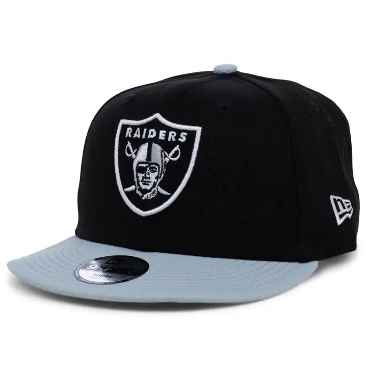 LAS VEGAS RAIDERS NFL Casquette enfant bicolore 9FIFTY NOIR/GRIS