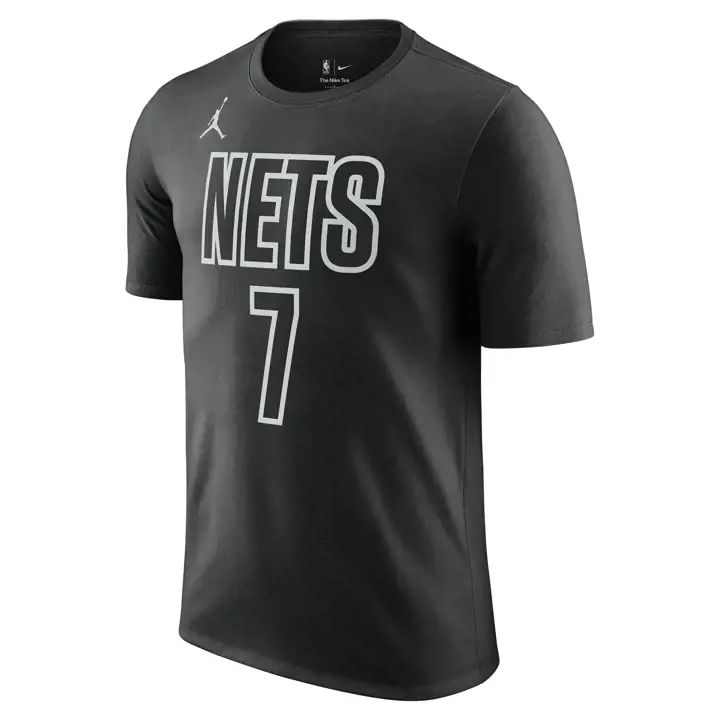 T-SHIRT KEVIN DURANT BROOKLYN NETS NBA STATEMENT NOIR