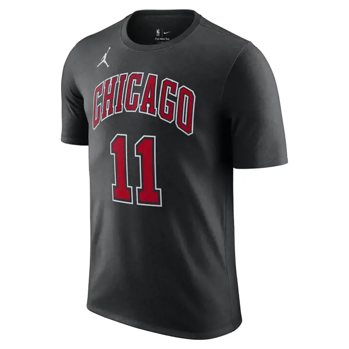 CHICAGO BULLS NBA T-SHIRT JOUER OFFICIEL DEMAR DEROZAN noir