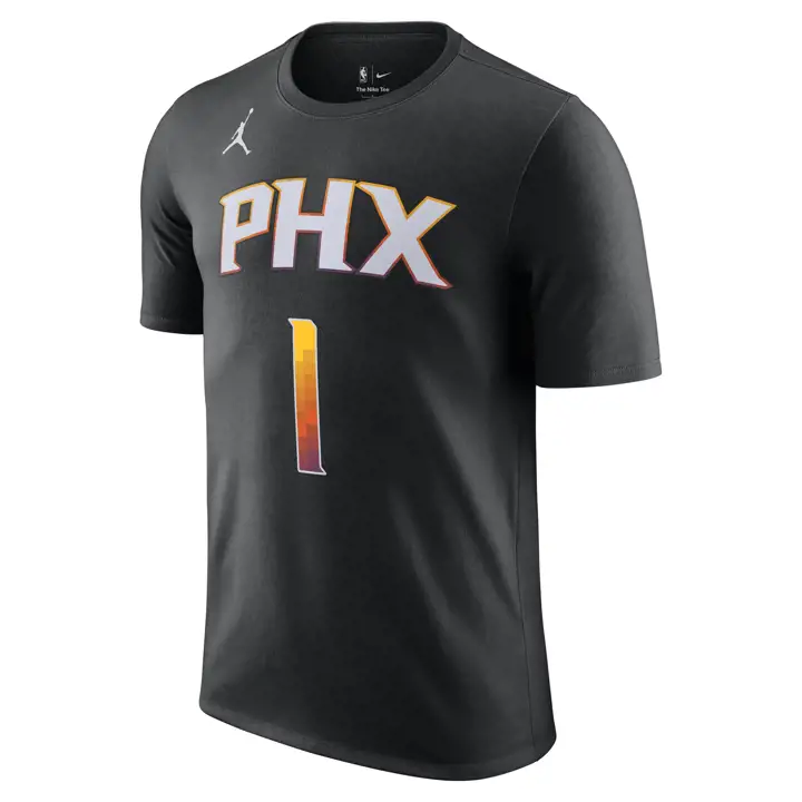 T-SHIRT NBA PHOENIX SUNS DEVIN BOOKER NOIR