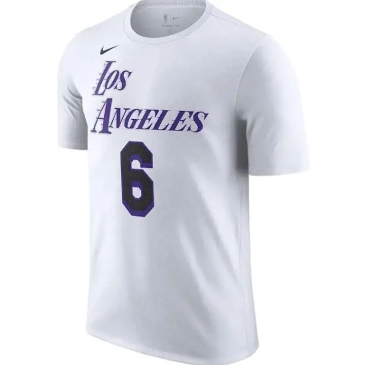 T-shirt Los Angeles Lakers NBA City Edition N&N 22 LEBRON JA