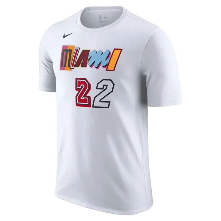 T-shirt MIAMI HEAT NBA City Edition N&N 22 JIMMY BUTLER blanc