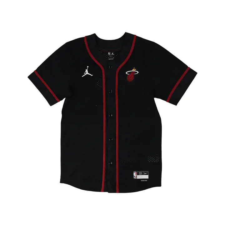 Maillot de baseball MIAMI HEAT NBA CTS noir