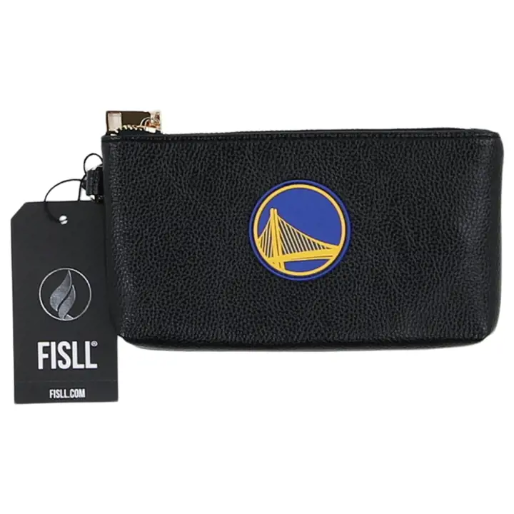Porte-monnaie avec dragonne Golden State Warriors noir