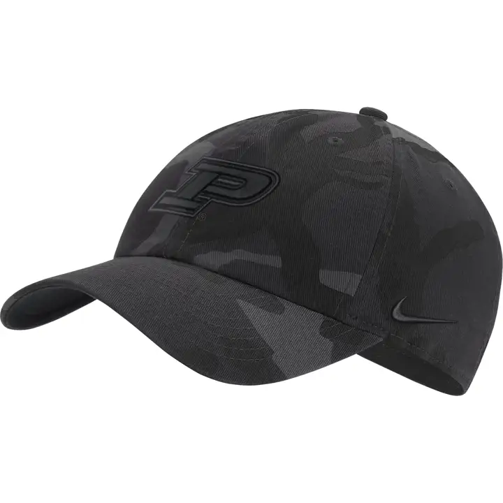 Casquette réglable H86 Purdue Boilermakers NCAA NK Camo noire