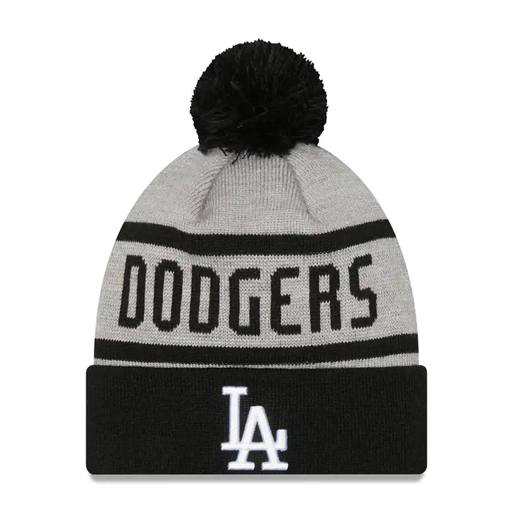 Los Angeles Dodgers MLB Jake Bonnet tricoté EU noir/gris
