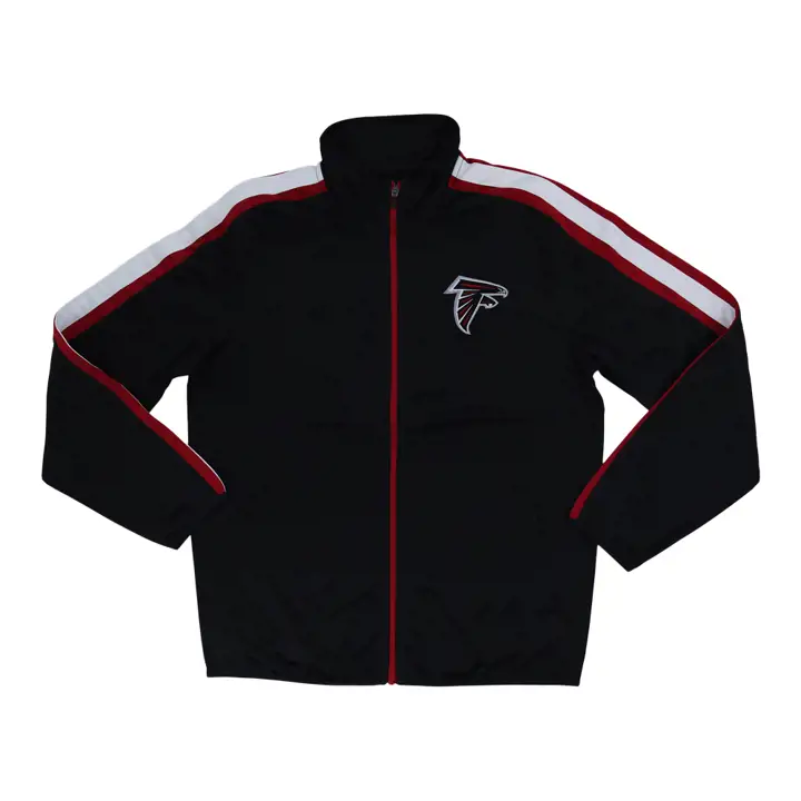 Veste de survêtement classique à rayures NFL Atlanta Falcons noir/rouge/blanc