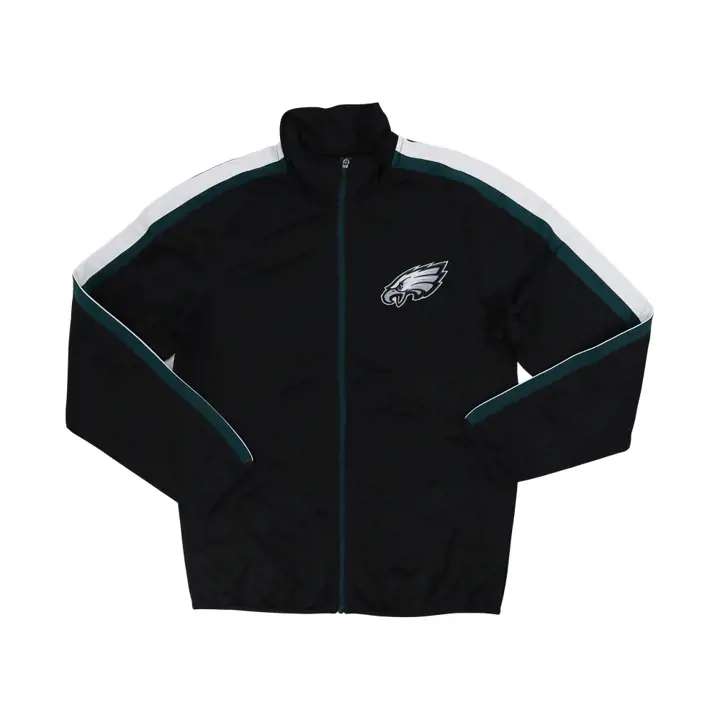 Veste de survêtement classique rayée NFL Philadelphia Eagles noi/ver/