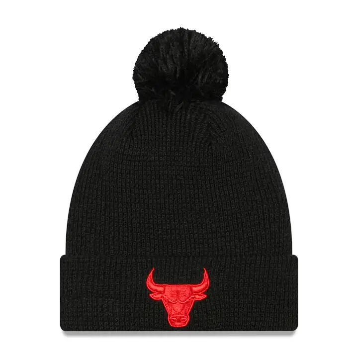 Bonnet tricoté Pop Bobble EU Chicago Bulls NBA noir/noir