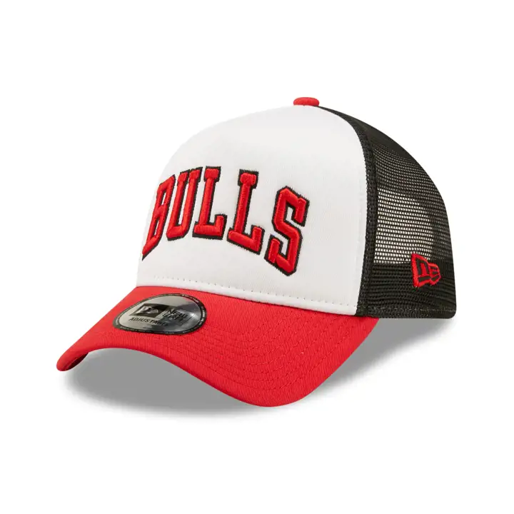 Casquette Trucker A-Frame Colour Block Chicago Bulls NBA Bw/Rouge