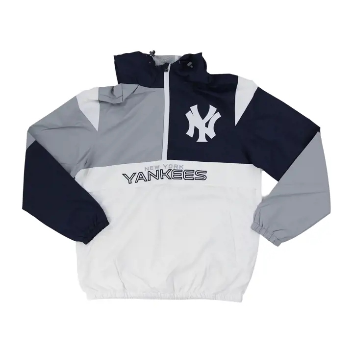 New York Yankees MLB Fair Catch 1/2 Zip Pullover marine/gris/bl
