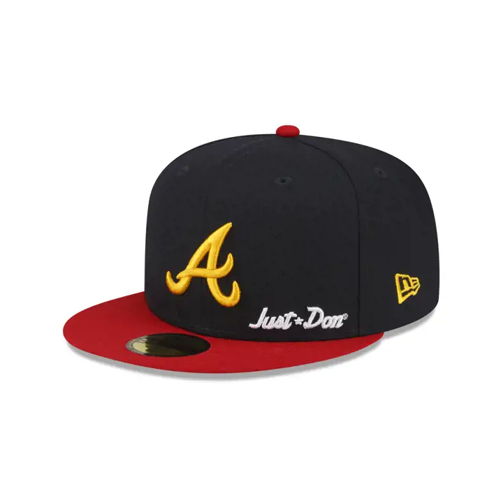 Atlanta Braves MLB Just Don 59FIFTY Bleu marine/Rouge/jaune