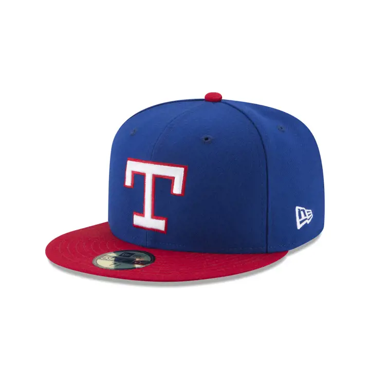 Texas Rangers MLB 2022 TBTC 59FIFTY bleu/rouge/gris