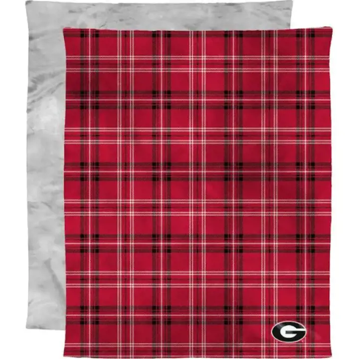 Jeté en micro vison synthétique Georgia Bulldogs