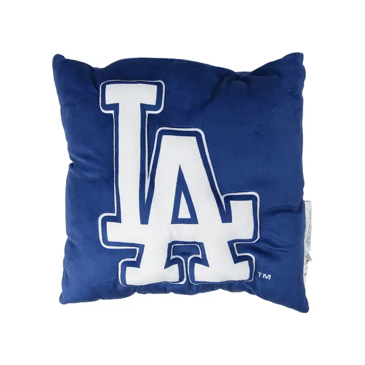 Plaid de jet Los Angeles Dodgers avec poche arrière pour oreiller