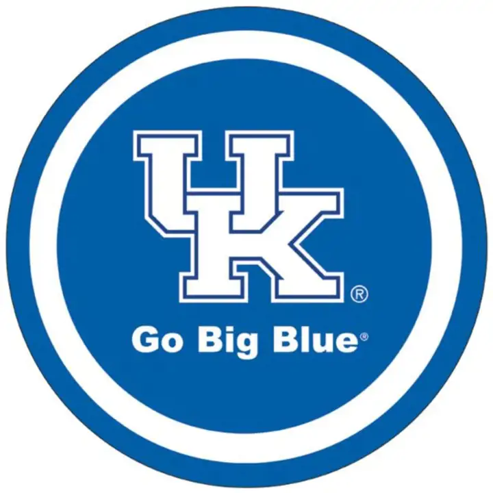 "Assiette à dessert Kentucky Wildcats 7 po – 12 ct rouge/blanc/noir"