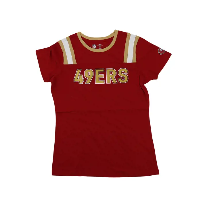 T-shirt Femme NFL San Francisco 49ers Hail Mary 22 ROUGE