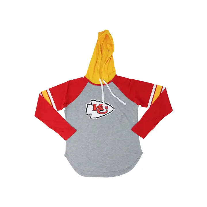Kansas City Chiefs NFL Tee à capuchon manches longues Fair Ball Femme 22 H-