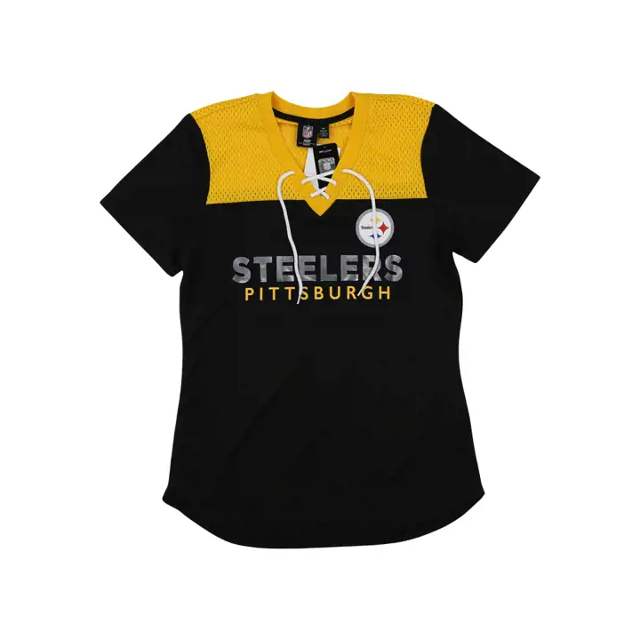 T-shirt femme Pittsburgh Steelers NFL Wildcard Jersey 22 B