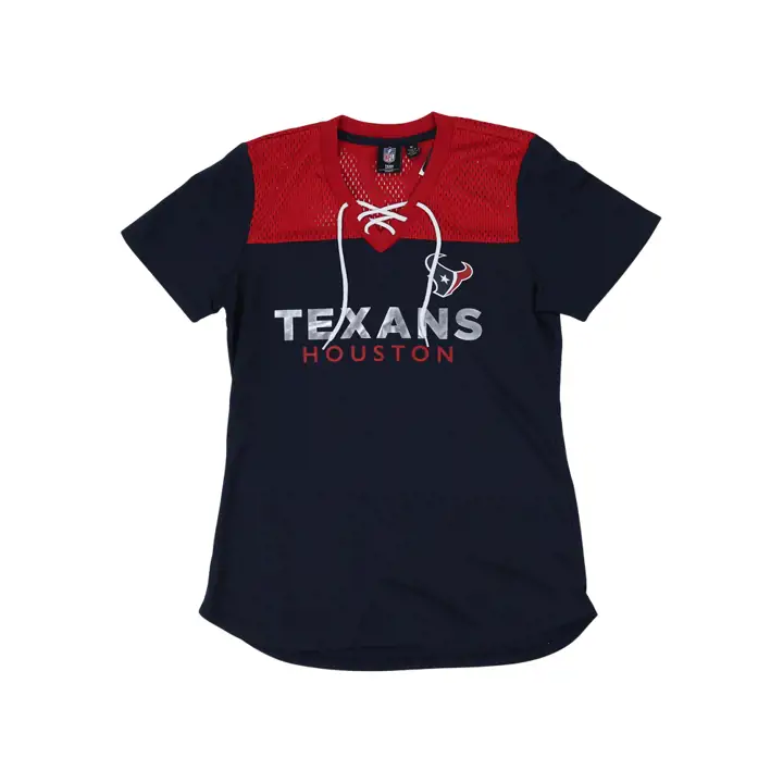 T-shirt Jersey Femme Houston Texans NFL Wildcard 22 MARINE