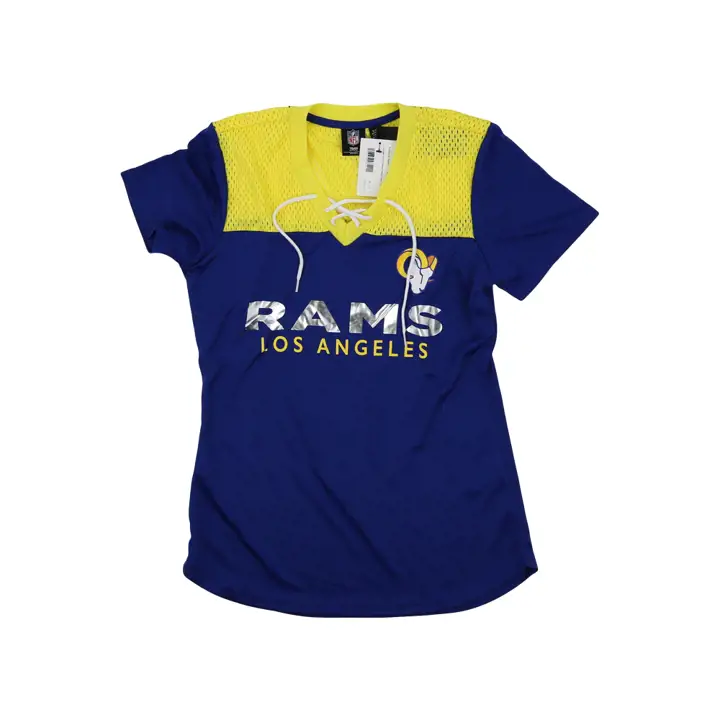 T-shirt Los Angeles Rams NFL Femme Wildcard Jersey 22 BLEU