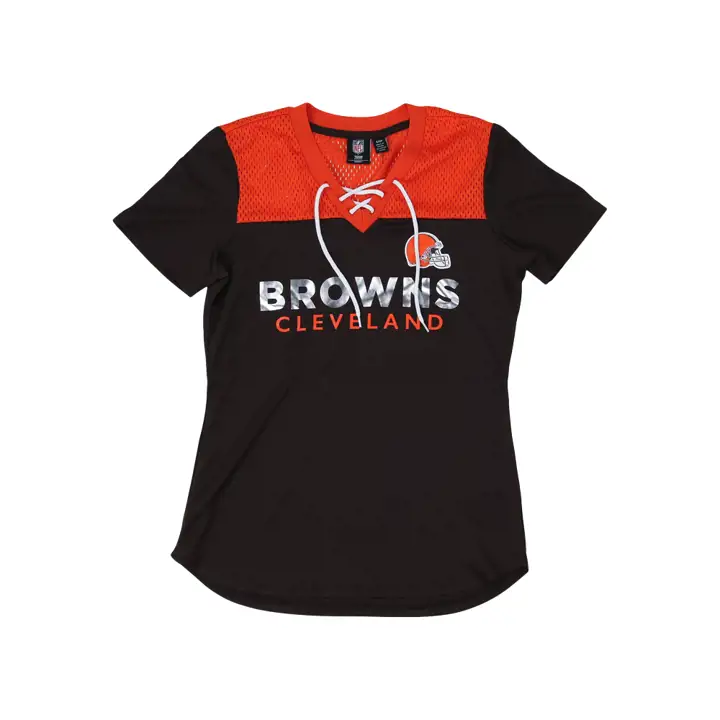 T-shirt maillot NFL Cleveland Browns Wildcard pour femme 22 BRN